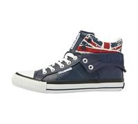 British Knights Mixte Roco Baskets Basses, Bleu (Navy/Union Jack 4), 43 EU