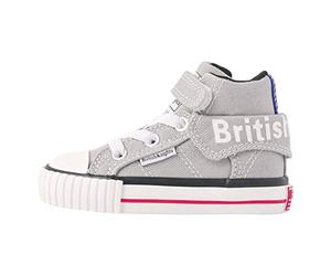 British Knights Roco Basket, Gris/Rouge/Bleu, 23 EU