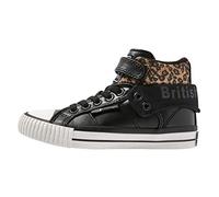 British Knights Roco Basket, Noir, Marron, léopard, 34 EU