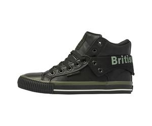 British Knights Roco, Baskets Hautes Homme, Noir (Black/Khaki/White/Black 08), 45 EU