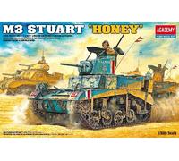 British M3 Stuart Honey 2 Tank 1:3 5 Plastique Model Kit Academy