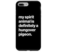 British My Spirit Animal is Definitely A Hungover Pigeon Coque pour iPhone 7 Plus/8 Plus