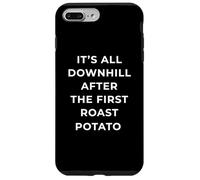 British Phrase All Downhill After The First Roast Potato Coque pour iPhone 7 Plus/8 Plus