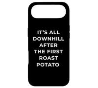 British Phrase All Downhill After The First Roast Potato Coque pour iPhone Air