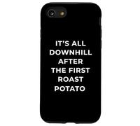 British Phrase All Downhill After The First Roast Potato Coque pour iPhone SE (2020) / 7/8