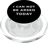British Phrase I Can Not Be Arsed Today PopSockets PopGrip pour MagSafe