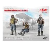 British Pilots (1939-1945)(3 Figures) - 1:32e - Icm G