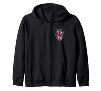 British Pride/Raise The Flag Colours/Royaume-Uni Sweat à Capuche