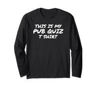 British Pub T-Shirt Pub Quiz Master Manche Longue