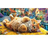 British-Shorthair 1000 pièces Puzzle pour Adultes Jeu Familial Amusant & Stimulant Jeux éducatifs Extremement Difficile pour Adultes et Enfants de 12 Ans et Plus 38x26/1000 pièces
