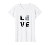 British Shorthair Chat Love Cat Maman Femme T-Shirt Graphique avec Valeur