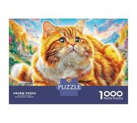 British Shorthair Puzzle 1000 Piece pour Adultes Et Adolescents Âgés De 14 Ans Et Plus, Jeu De Défi Intellectuel Puzzles 52x38cm/1000pcs