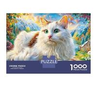 British Shorthair Puzzle 1000 Piece pour Adultes Et Adolescents Âgés De 14 Ans Et Plus, Jeu De Défi Intellectuel Puzzles 52x38cm/1000pcs