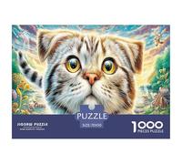 British Shorthair Puzzle 1000 Pièces De Haute Qualité pour La Famille - Cadeau Unique Et Défi Ludique, Jeu Captivant pour Adultes Et Enfants 70x50cm/1000pcs