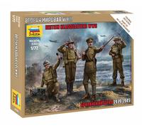 British Siège Social WWII 1:72 Figurine Plastique Model Kit Zvezda
