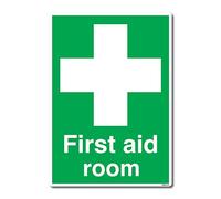 British Standard premiers secours des Signes de sécurité par Stika. co de stickers (210 x 297 mm, une salle de premiers secours)