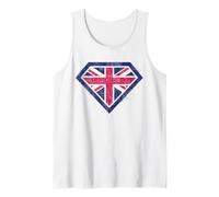 British Super Human Comics Heroes Team GB Supporter Patriot Débardeur