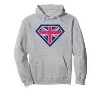 British Super Human Comics Heroes Team GB Supporter Patriot Sweat à Capuche