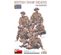 MiniArt 1:35 – British Tank Riders NW Europe avec têtes en résine