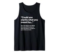 British Translation: Could You Clarify Débardeur