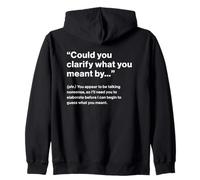 British Translation: Could You Clarify Sweat à Capuche