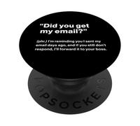 British Translation: Did You Get My Email? PopSockets PopGrip Adhésif