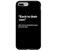 British Translation: Each to Their Own” Coque pour iPhone 7 Plus/8 Plus