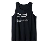 British Translation: Pop Round Any Time Débardeur