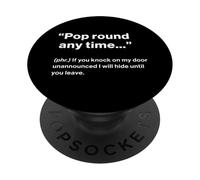 British Translation: Pop Round Any Time PopSockets PopGrip Adhésif