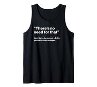 British Translation: There's No Need for That Débardeur