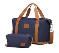 British Traveller Sac de Voyage Week-End Extensible Grand Sac Hôpital, Sport Gym et Cabine Avion (Marine)