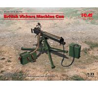 British Vickers Machine Gun (100% New Moules ) 1:3 5 Plastique Model Kit Icm