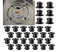 BRITIVIVE Lot de 30 supports en caoutchouc pour cuisinière à gaz pour camping-car - Pieds en caoutchouc rouille - Barres de 5 mm - Compatible avec Dometic, Smev et Thetford - Accessoires pour plaque