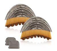 BRITIVIVE Lymphatic Drainage Face Brush Lot de 2 brosses sèches Drainage lymphatique Brosse faciale pour façonner le visage, le menton et les soins de la peau Jawline