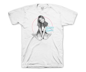 Britney Spears 'Classic Circle' (Blanc) T-Shirt - NOUVEAU ET OFFICIEL