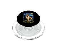 Brittany Spaniel Starry Night - Chien Bretagne américain Papa PopSockets PopGrip pour MagSafe