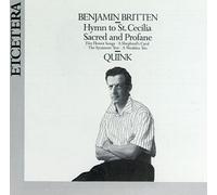 Britten, B. - Hymn to Saint. Cecilia/Sacred & P