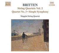 Quatuor Maggini – Britten : Quatuors à cordes, Vol. 2 – NAXOS