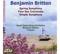Pears, Britten, Ayo – Simple Symphony, Spring Symphony, Four Sea Interludes – Alto