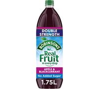 Britvic Soft Drinks Robinsons Pomme et cassis, double concentré, 1,75 L