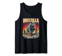 Britzilla British Shorthair Cat UK - Catzilla Monster Débardeur