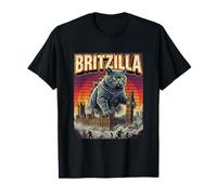 Britzilla British Shorthair Cat UK - Catzilla Monster T-Shirt