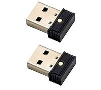 BRIUERG 2 x USB Mouse Jiggler, automatique pour ordinateur portable, garde l'ordinateur éveillé, mouvement de la souris