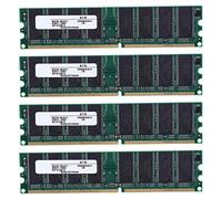 BRIUERG 4X 2.6V DDR 400 MHz 1 GB de Mémoire 184 épingles PC3200 Desktop pour RAM CPU GPU APU Non-ECC CL3 DIMM