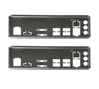 BRIUERG Lot de 2 plaques arrière I/O pour carte mère B250C B75 12USB B75 8 USB pour carte mère IO Baffle