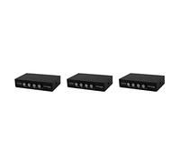BRIUERG Lot de 3 mini 4 ports USB pour imprimante Scanner Partage Commutateur Splitter Box Hub