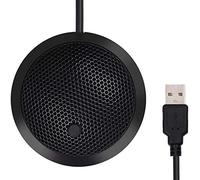 BRIUERG Microphone USB de conférence, microphone à condensateur omnidirectionnel avec bouton muet indicateur LED, prêt à l'emploi, pour jeu, etc