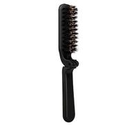 Brive Pour Cheveux Pliants, Poils De Sanglier, Poils De Sanglier Anti-Stat Brœufs Pour Cheveux Pliants, Brosse À Cheveux De Poche Attaches Pour Hommes, Outil De Coiffure Porte