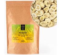 BRIX Banane Lyophilisé | Chips de Banane Séchées 100% naturelles 140 g | Fruit Sec Great Taste Award | Sans OGM Sans Gluten Vegetalien Vitamines Conservees