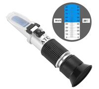 Brix Mètre 0-90% Brix Mètre Réfractomètre Portable Instrument De Mesure Domestique Brix Mètre Température Ambiante Brix Mètre
